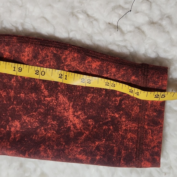 Lululemon Wunder Train High-Rise Tight 25" Sz 8 Autumn Red - Picture 11 of 11